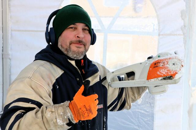 Jeder Handgriff sitzt bei Künstler Antti Pedrozo