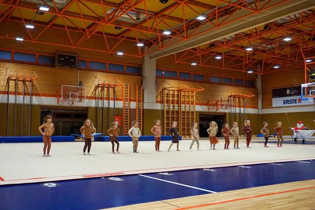 Die Bühne stürmten die Tanzzwerge Eisenstadt 2. Sie verzauberten das Publikum als kleine Rentiere. | Foto: Christina Karall