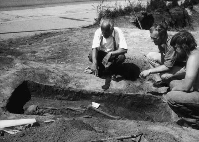 Im Jahr 1976 fand man das Awarengräberfeld im Raum Kaiserebersdorf. Es stammt aus dem 8. Jahrhundert. | Foto: Bezirksmuseum Simmering
