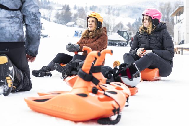 Mit dem "ScoopJet" kann man die Pisten auf der Grebenzen unsicher machen. | Foto: Mediadome