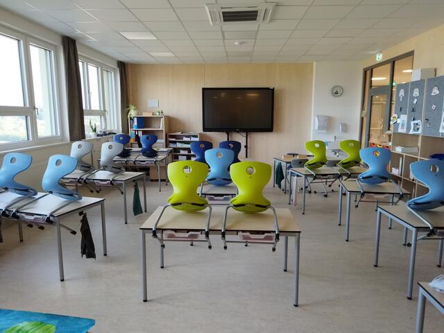 Die Schule in Steinakirchen am Forst erstrahlt in neuem Glanz. | Foto: Marktgemeinde Steinakirchen