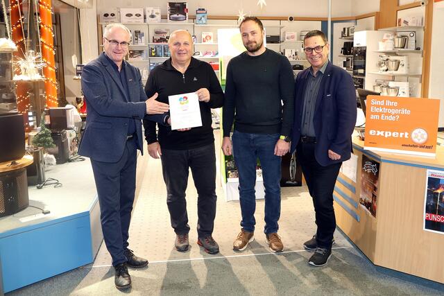 Günther Baschinger, Max Petric, Dominik Weinbauer, Hans Moser. | Foto: Andreas Maringer
