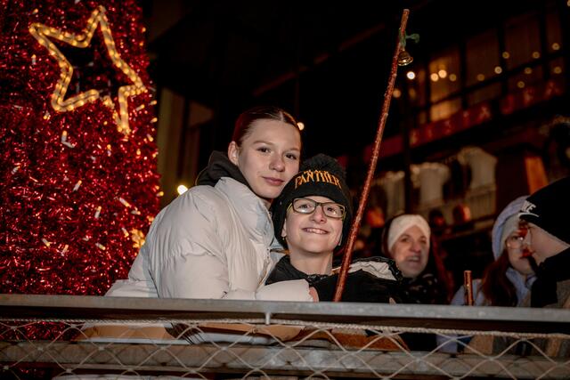 Freuten sich über das Christkind: Leonie und Jason aus Villach.