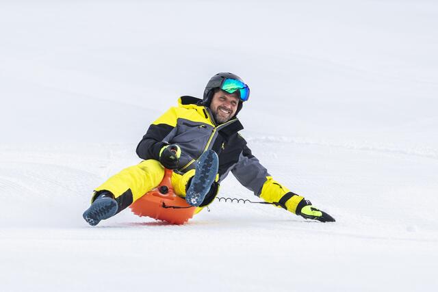 Grebenzen-Geschäftsführer Bernhard Plank am ScoopJet.