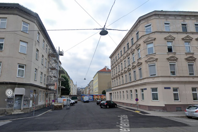 In der Ottakringer Degengasse kam es am Montagnachmittag zu einem Messerangriff. | Foto: Screenshot Google Maps