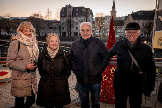 Jedes Jahr mit dabei: Monika, Hannelore, Arnulf und Josef aus Villach.