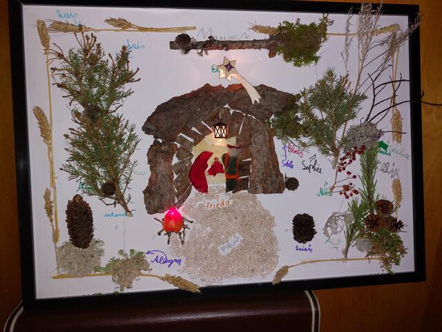 Die "Dankes-Krippe" für den edlen Spender (EWA).  | Foto: Edmund Alber