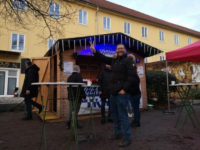 Gute Laune beim Aufbau | Foto: Jugendpalette