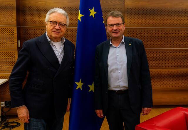 Diplomat Wolfgang Petritsch kam auf Einladung von MEP Hannes Heide nach Bad Ischl. | Foto: Chris Gütl