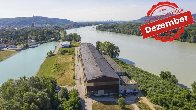 Die Werftinsel als Knackpunkt: früher stand hier eine große Schiffsbauhalle. Heute ist sie "leer". Geht es nach "Brennpunkt Werft" und den Grünen, soll das auch so bleiben. | Foto: CityCopterCam