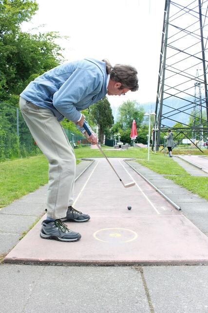 Diskussion über die Zukunft der Minigolfanlage am Baggersee. | Foto: BezirksBlätter