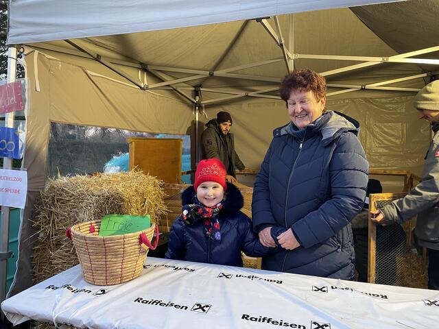 Ein Streichelzoo wartete auf die Gäste