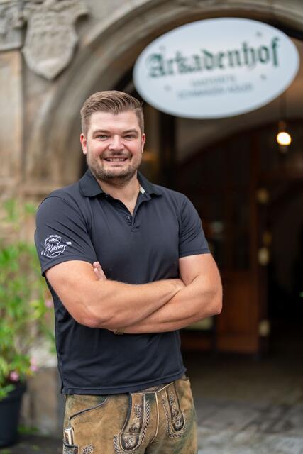 Andreas Haidinger übernahm im August den Arkadenhof am Leobener Hautplatz. | Foto: Klaus Pressberger