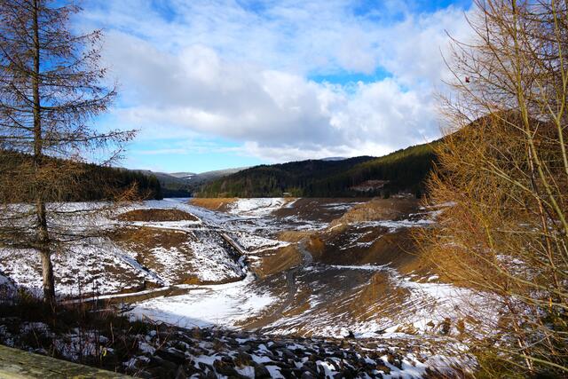 Seltene Einblicke gibt derzeit der Stausee Soboth her. | Foto: Michl