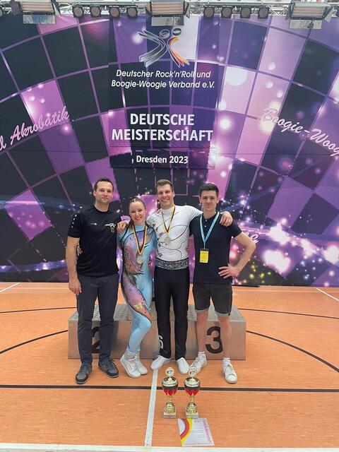 Mit ihrem Partner tanzt Christina Lampeter aus St. Ruprecht für Deutschland international an der Weltspitze. | Foto: Formation 88