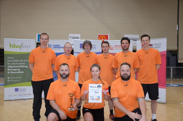 Das Lehrerteam "Hannas Laubuam" erreichte beim Turnier den dritten Platz. | Foto: Anika Paul