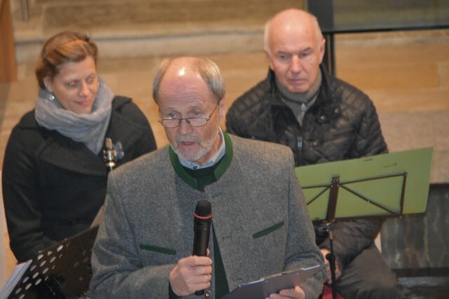 Josef Kleinhappel hatte besinnliche Texte mit dabei | Foto: Regionalmedien Steiermark