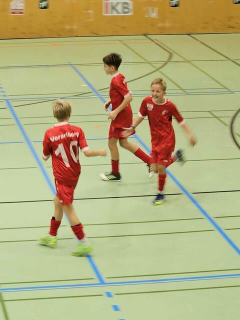 Die Spieler des LAZ Vorarlberg hatten viele Gründe zum jubeln. | Foto: Union