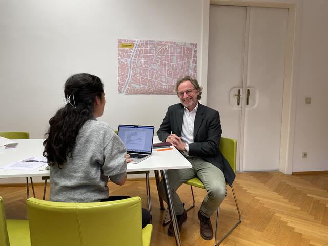 Martin Fabisch im Gespräch mit der BezirksZeitung. | Foto: BV8