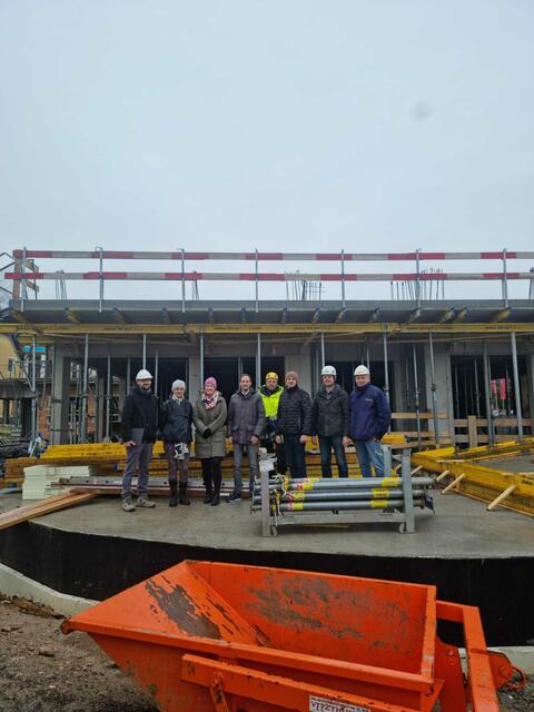 Baubesprechung beim neuen Kindergarten Haag in Neulengbach. | Foto: Stadtgemeinde Neulengbach