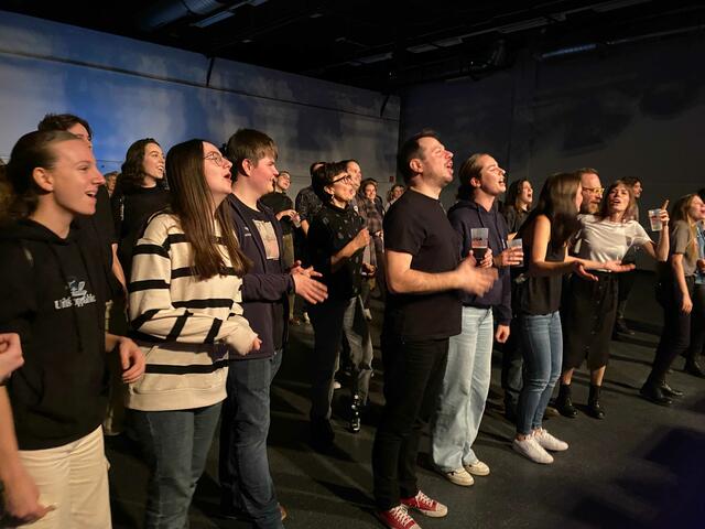 Das Publikum war gut drauf