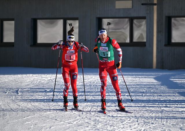 Kristina Oberthaler und Simon Eder sichern sich den Österreichischen Meistertitel. | Foto: Foto: Weigl