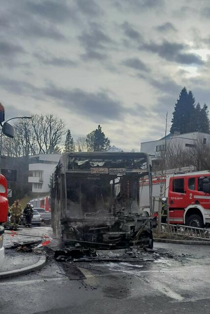 Beim Brand gab es keine Verletzten. | Foto: Reinthaler/FF Hötting