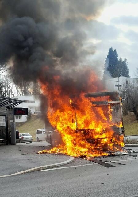 Die Berufsfeuerwehr Innsbruck und die FF Hötting standen im Einsatz. | Foto: Reinthaler/FF Hötting