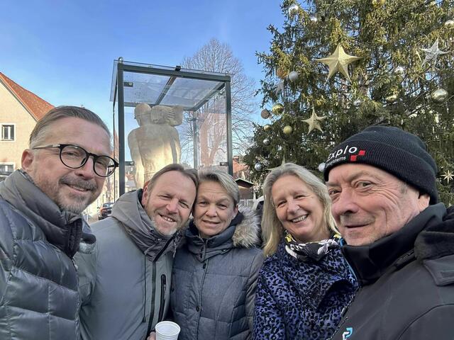 Bürgermeister Helmut Linhart (l.) und sein Team begrüßten viele Gäste. | Foto: Stadtgemeinde Köflach