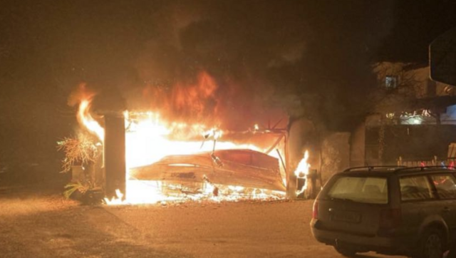 Es brannte lichterloh | Foto: Feuerwehr St. Andrä im Lavanttal