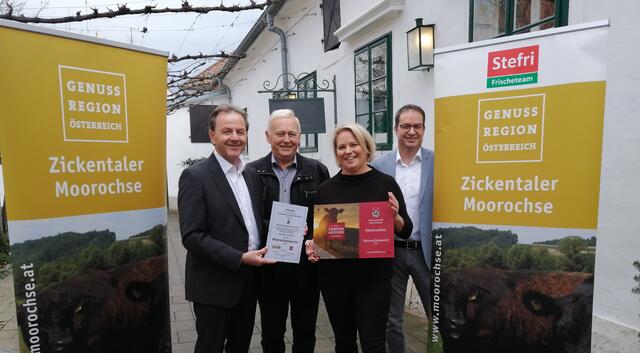 Gastronomin Barbara Schandl vom gleichnamigen Buschenschank in Rust wurde als "Moorochsenwirtin des Jahres" ausgezeichnet. | Foto: Jürgen Frank