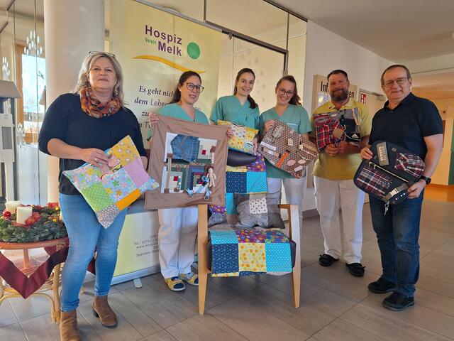 Petra Hell, Margot Luger, Sabrina Bauer, Evelyn Schindler, Thomas Mößner-Schuster, Johannes Preissl | Foto: Hospiz Melk