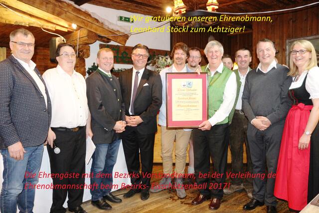 Gerhard Obermüller, Andi Aberger, Josef Edenhauser, Klaus Gasteiger, Hannes Nothdurfter, Bezirksverbandführung. | Foto: Aberger