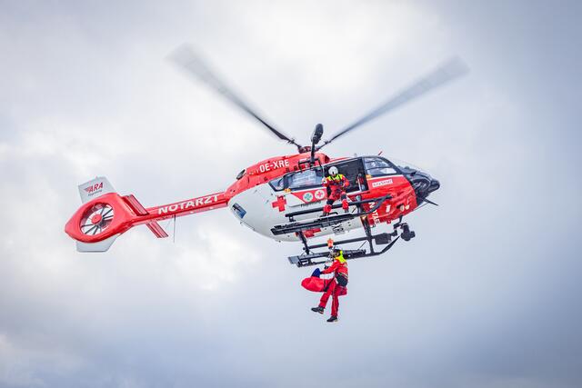 Die Crews des RK-2 in Reutte wurden im Jahr 2023 zu 1.088 Einsätzen gerufen. | Foto: ARA Flugrettung gGmbH
