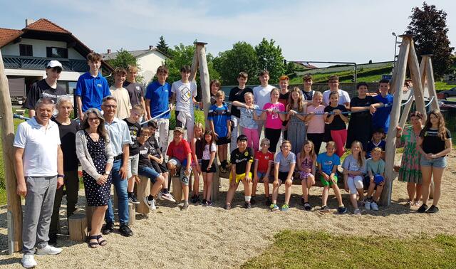 Übergabe des Motorikparcours an die Volksschule Pinkafeld | Foto: HTL Pinkafeld