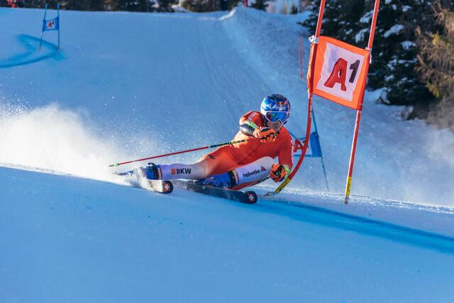 Marco Odermatt ist der aktuelle Superstar im alpinen Skisport. Der Schweizer trainierte in den vergangenen Tagen – wie auch andere Ski-Asse – auf der Reiteralm. | Foto: Reiteralm/Grünwald