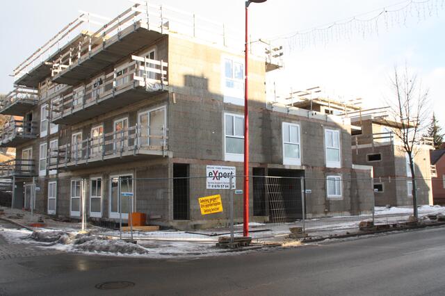 Das neue Wohnhaus entsteht im Zentrum von Fohnsdorf. | Foto: Oblak