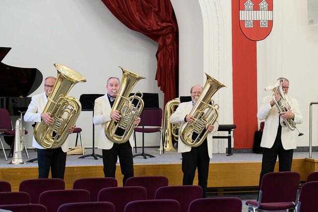 30. Juli 2023: Melton Tuba Quartett – Ursulinensaal, Innsbruck 
 | Foto: Wolfgang Alberty