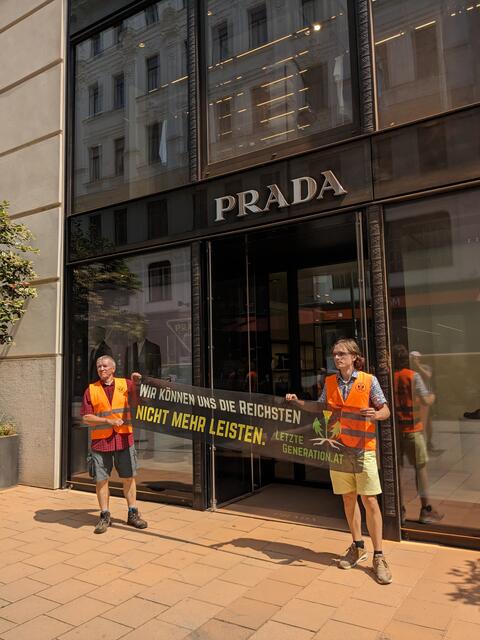 14 Sonderproteste fanden in Wien statt.  | Foto: Letzte Generation (AT)