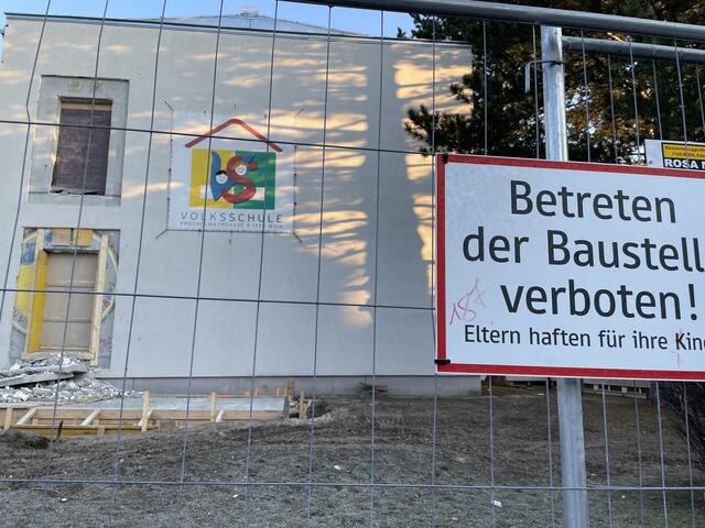 Bis September 2024 soll die erneuerte VS Prücklmayrgasse bezugsfertig sein. | Foto: BV23/Genitheim