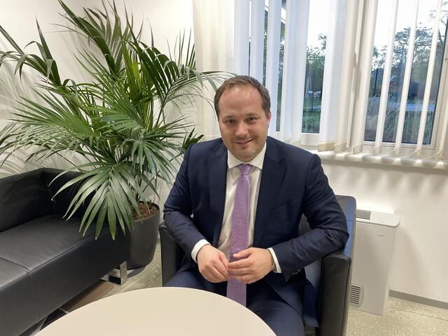 Bezirkschef Daniel Resch blickt zuversichtlich auf das neue Jahr. | Foto: Laura Rieger