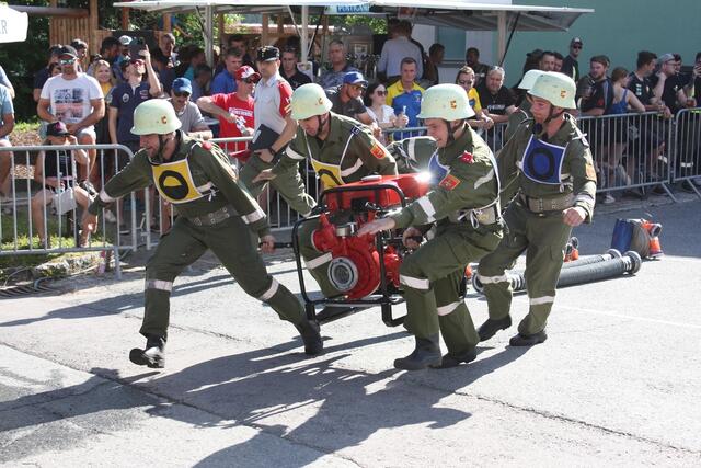 Die Bewerbsgruppe nahm wieder an allen Leistungsbewerben teil. | Foto: FF Tröpolach