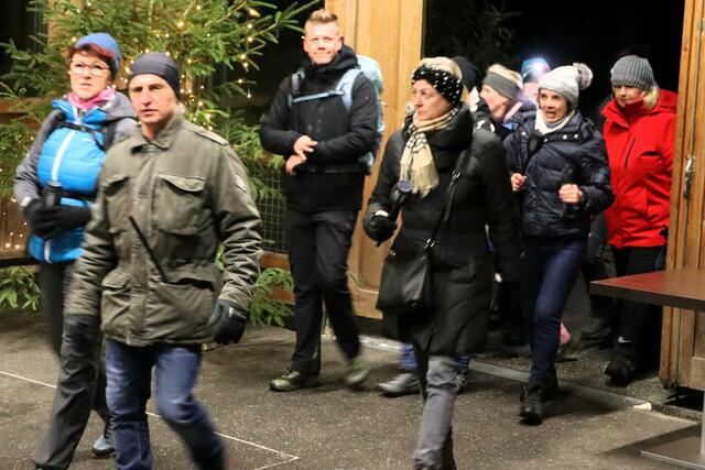Ankunft der ersten Wanderer in St. Stefan