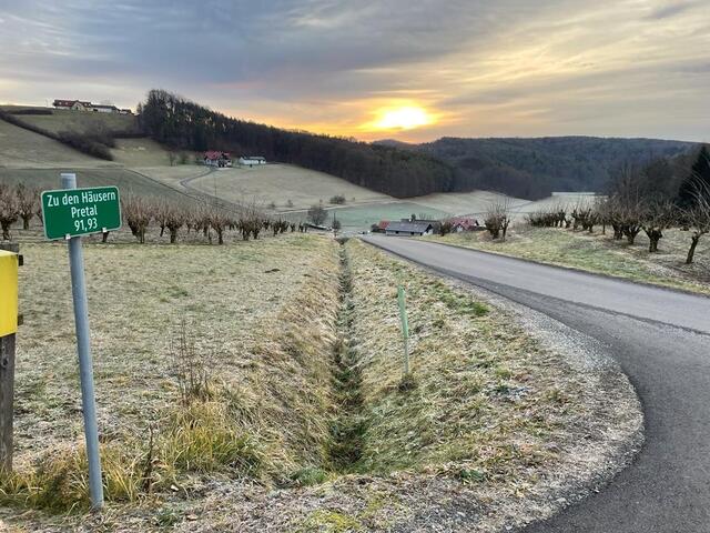 Stimmungsvoll: der Pretalweg im Morgenlicht. | Foto: Regionalmedien Steiermark