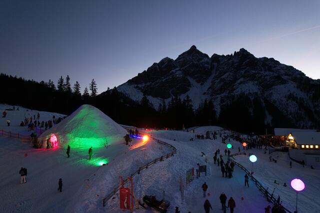 Viel los war beim ersten King Serli's Kindersilvester. | Foto: Serlesbahnen Mieders