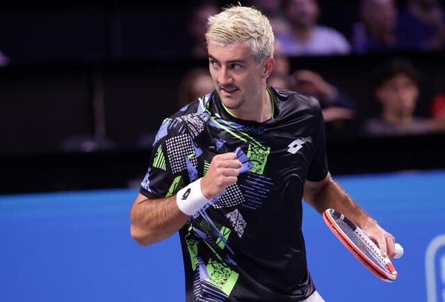 Für Sebastian Ofner war im Halbfinale des ATP-Turniers in Hong Kong Schluss.  | Foto: GEPA