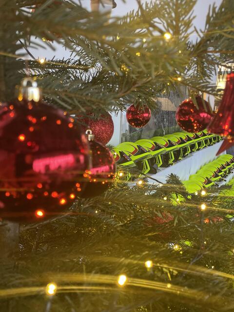 Haben nicht ganz Platz unter dem Christbaum: 60 neue Helme für die Münsterer Feuerwehr. | Foto: FF Aurolzmünster