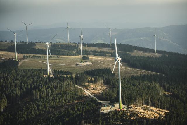  In den kommenden Jahren sind der Bau von drei weiteren Windparks in Niederösterreich und der Steiermark geplant. | Foto: Wien Energie