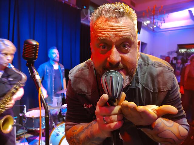 Daniel Seehofer, Bandleader von Lee's Revenge. | Foto: Karl Kreska
