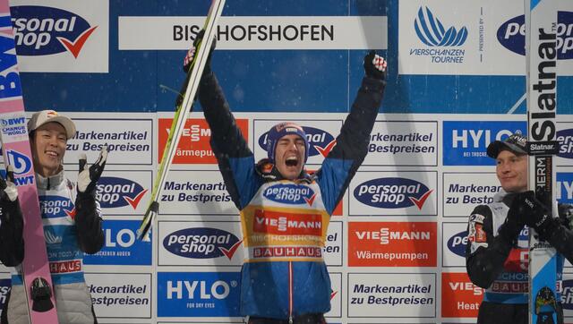 Es war der erste Sieg für Kraft in Bischofshofen. | Foto: Johannes Brandner